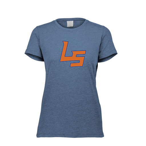 [FTSCUBNV-FAXS-LOGO1] Decker Women's Tri-Blend T-Shirt - Short Sleeve (Female Adult XS, Navy, Logo 1)