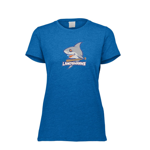 [FTSCUBRY-FAXS-LOGO3] Decker Women's Tri-Blend T-Shirt - Short Sleeve (Female Adult XS, Royal, Logo 3)
