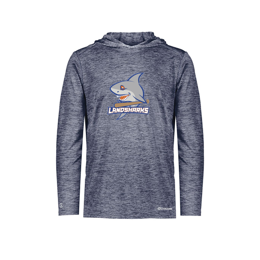 [FOLHCGNV-AS-LOGO3] Decker Men's Charge Hoodie (Adult S, Navy, Logo 3)