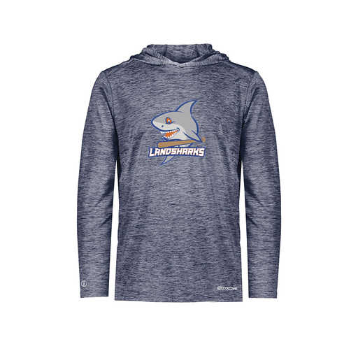 [FOLHCGNV-YS-LOGO3] Decker Youth Charge Hoodie (Youth S, Navy, Logo 3)