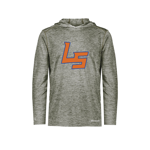 [FOLHCGGY-YS-LOGO1] Decker Youth Charge Hoodie (Youth S, Gray, Logo 1)