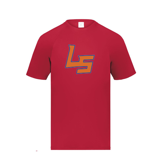 [2790.083.S-LOGO1] Men's Smooth Sport T-Shirt (Adult S, Red, Logo 1)
