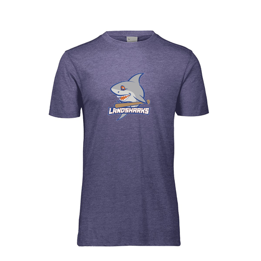[FTSCUBNV-YS-LOGO3] Decker Youth Tri-Blend T-Shirt - Short Sleeve (Youth S, Navy, Logo 3)