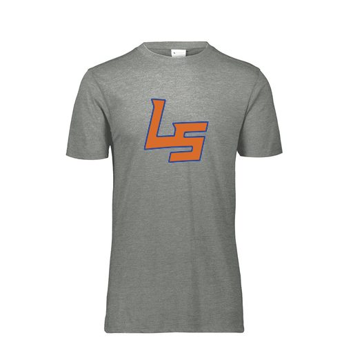 [FTSCUBGY-YS-LOGO1] Decker Youth Tri-Blend T-Shirt - Short Sleeve (Youth S, Gray, Logo 1)