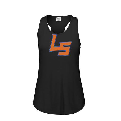 [3078.K94.S-LOGO1] Ladies Tri Blend Tank Top (Female Adult S, Black, Logo 1)