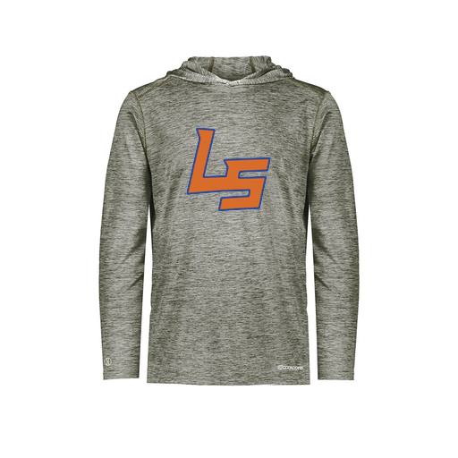 [FOLHCGGY-AS-LOGO1] Decker Men's Charge Hoodie (Adult S, Gray, Logo 1)