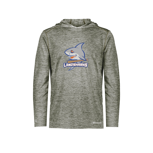 [FOLHCGGY-AS-LOGO3] Decker Men's Charge Hoodie (Adult S, Gray, Logo 3)