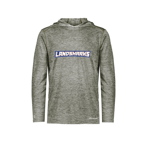 [FOLHCGGY-YS-LOGO2] Decker Youth Charge Hoodie (Youth S, Gray, Logo 2)