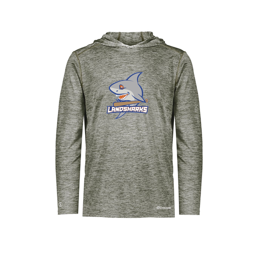 [FOLHCGGY-YS-LOGO3] Decker Youth Charge Hoodie (Youth S, Gray, Logo 3)