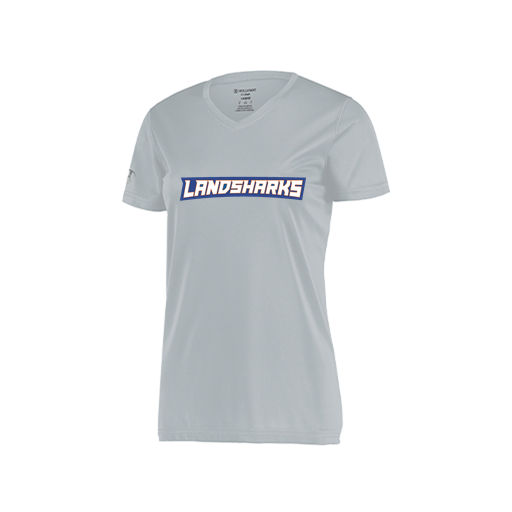 [222820.099.S-LOGO2] Ladies Movement Dri Fit Shirt (Female Adult S, Silver, Logo 2)