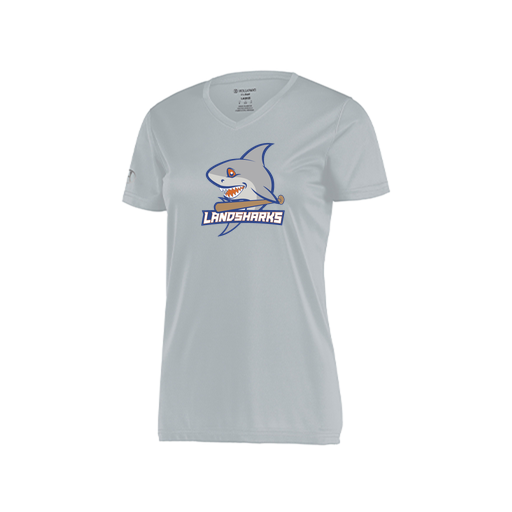 [222820.099.S-LOGO3] Ladies Movement Dri Fit Shirt (Female Adult S, Silver, Logo 3)